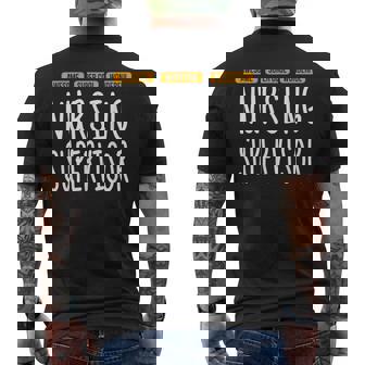 Nursing Supervisor Tshirt Wonderful Men's Back Print T-Shirt - Monsterry