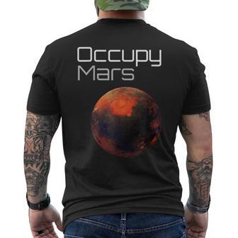 Occupy Mars Planet Mars Conquer T-Shirt mit Rückendruck - Geschenkecke