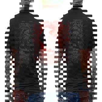 Odins Raveniking Norse Runes Nordmann Mythology T-Shirt mit Rückendruck - Geschenkecke