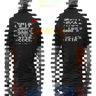 Official Cookie Tester Christmas Cookies Men's Back Print T-Shirt - Monsterry