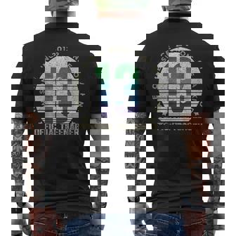 Official Nager 13 Year Old Vintage 13Th Birthday Men's T-shirt Back Print | Seseable UK