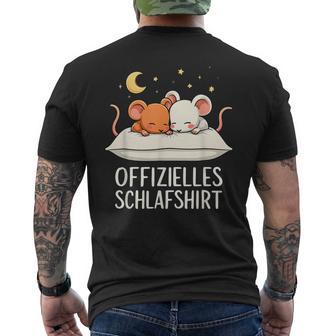 Official Sleep Mouse Mice T-Shirt mit Rückendruck - Geschenkecke