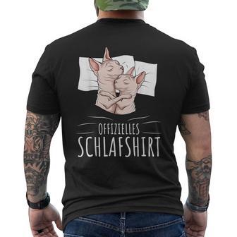 Official Sphynx Cat Nude Cat Sphinx T-Shirt mit Rückendruck - Geschenkecke