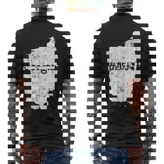 Ohio Home State Homegrown For Ohio Natives Men's Back Print T-Shirt - Monsterry