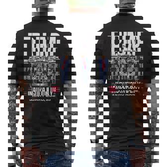 Old Donald Trump Dance Inauguration Day 2025 47Th Usa Flag Men's T-shirt Back Print | Seseable UK