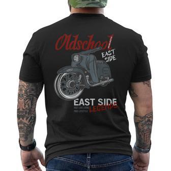 Oldschool Schwalbe Tuning Kr51 Simson Ddr Mofa Moped T-Shirt mit Rückendruck - Geschenkecke