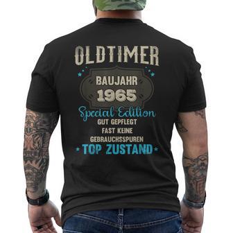 Oldtimer Baujahr 1965 58Th Birthday T-Shirt mit Rückendruck - Geschenkecke