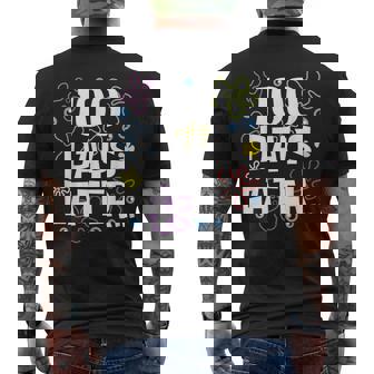 One Hundred 100 Days Later 100Th Day Of School Meme Men's T-shirt Back Print | Mazezy