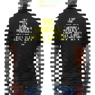 One Hundred Days Later 100 Days Later Men's T-shirt Back Print | Seseable CA