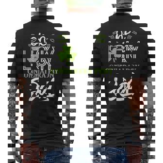 One Lucky CONNEMARA PONY Horse Dad Irish Horseback Riding Tank Top Men's Back Print T-Shirt - Monsterry