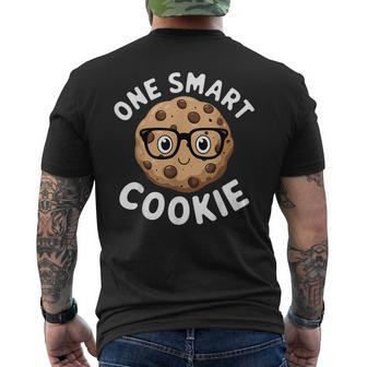 One Smart Cookie Chocolate Chip Cookie Men's T-shirt Back Print - Thegiftio UK