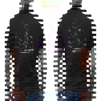 Oni Bushido Masque Otaku Japonais Warrior Samurai Cyberpunk T-shirt imprimé au dos - Cadeauxyz