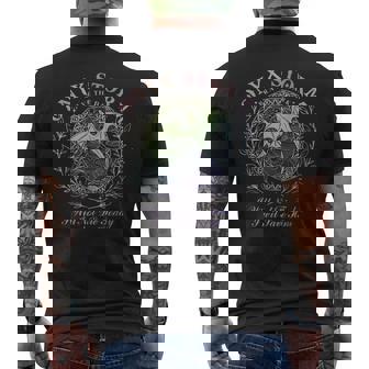 Onyx Storm Brave The Dark Fourth Wingg Basgiath War College Men's T-shirt Back Print - Thegiftio UK