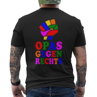 Opas Gegen Rechts T-Shirt mit Rückendruck - Geschenkecke