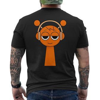 Oren Orange Sprunki Toy T-Shirt mit Rückendruck - Geschenkecke