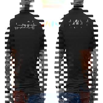 Ornitología Birdwatching Birder Heartbeat Camiseta Hombre Estampado Espalda - Regaloses