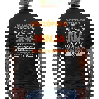 Osteópata Regalo Divertido Ninja Camiseta Hombre Estampado Espalda - Regaloses