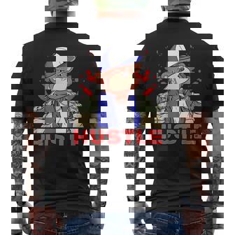 Ours En Peluche Hustle Hard Hard Hard Hard Entrepreneur T-shirt imprimé au dos - Cadeauxyz