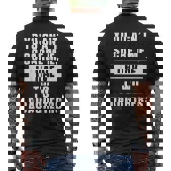 Padre 2 Hijas Papa Papa Padrastro Marido Día Del Padre Camiseta Hombre Estampado Espalda - Regaloses