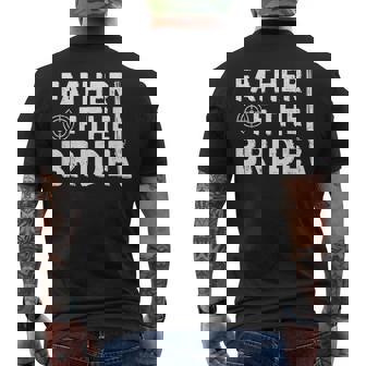 Padre De La Novia Boda Matrimonio Novia Papá Camiseta Hombre Estampado Espalda - Regaloses