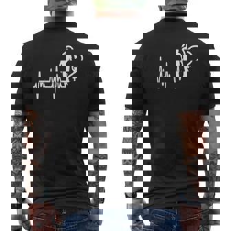 Padre E Hija Lindo Corazón Latido Ecg Papá Camiseta Hombre Estampado Espalda - Regaloses
