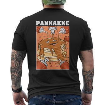 Pankakke Naughty Pancake Bukakke Ecchi Hentai Pun T-Shirt mit Rückendruck - Geschenkecke