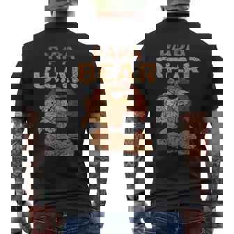 Papa Bear Bears Amante De Los Juegos De Palabras Para Papá Padre Y Padre Camiseta Hombre Estampado Espalda - Regaloses