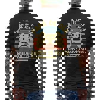 Papá De Dia Gamer De Noche Dia Del Padre Regaloidejuegos Camiseta Hombre Estampado Espalda - Regaloses