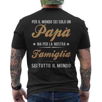 Papà Festa Del Papà Regalo Padre T-shirt da uomo con stampa posteriore - Novitaregali