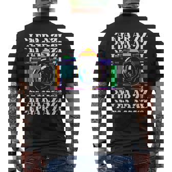 Paparazzi Yellow Journalism Press Photographer Camera Men's Back Print T-Shirt - Monsterry