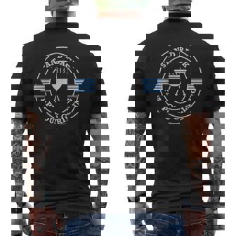 Pappous Grilling Stand Back Greece Flag Greek Dad Men's T-shirt Back Print - Thegiftio UK