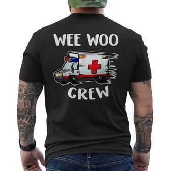 Paramedic Ambulance Wee Woo Crew T-Shirt mit Rückendruck - Geschenkecke