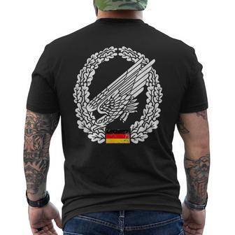 Paratroopers German Armed Forces Professional Soldier T-Shirt mit Rückendruck - Geschenkecke