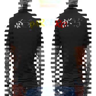 Parcero Colombia Argot Colombiano Divertido Colombiana Camiseta Hombre Estampado Espalda - Regaloses