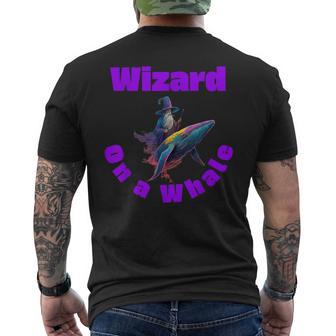 Paroles De Chansons Drôles Et Mal Entendues Le Magicien Sur Une Baleine T-shirt imprimé au dos - Cadeauxyz