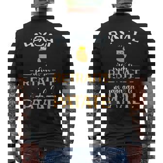 Pascal Retraite Idee Cadeau Pot De Depart Homme T-shirt imprimé au dos - Cadeauxyz