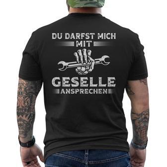 Passed Gesellenprüfung Kfz Mechaniker Geselle 2024 T-Shirt mit Rückendruck - Geschenkecke