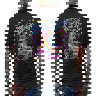 Patines De Ruedas Para Niñas De Los Años 70 80 90 Patines De Ruedas Camiseta Hombre Estampado Espalda - Regaloses