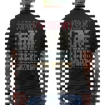 I Paused My Game To Be Here You're Welcome Camiseta Hombre Estampado Espalda - Regaloses