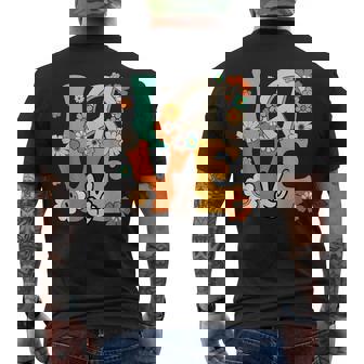 Peace Sign Love Chemise Style Hippie Années 60 Et 70 T-shirt imprimé au dos - Cadeauxyz