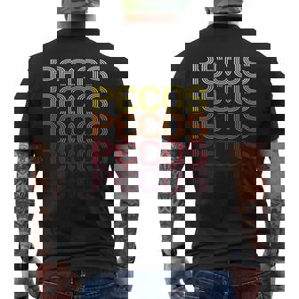 Pecos Tx Téintage Estilo Texas Camiseta Hombre Estampado Espalda - Regaloses
