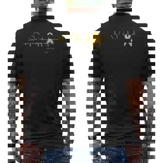 Pédiatrique Contre Le Cancer Et Battement De Cœur Pour Enfants T-shirt imprimé au dos - Cadeauxyz