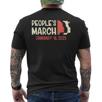 People’S March 2025 Men's T-shirt Back Print - Thegiftio UK