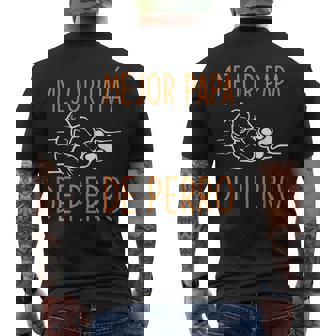 Perros Dueño De Perro Mejor Papá De Perro Día Del Padre Camiseta Hombre Estampado Espalda - Regaloses