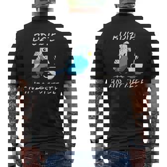Perruche Et Café Caféine T-shirt imprimé au dos - Cadeauxyz