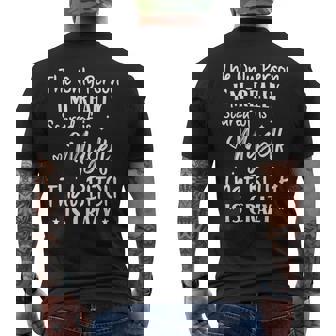 The Only Person I'm Really Scared Of Is Myself That Bitch Men's Back Print T-Shirt - Monsterry