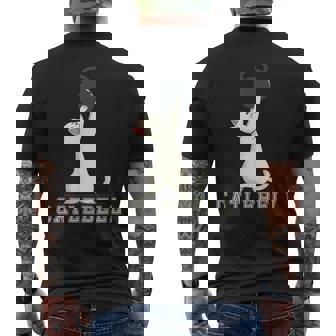 Pesa Rusa Gato Divertido Con Pesas Rusas Deportes Fitness Camiseta Hombre Estampado Espalda - Regaloses