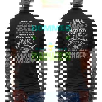 Pharmacien Pharmacie Métier Humour Cadeau Papa Père Homme T-shirt imprimé au dos - Cadeauxyz
