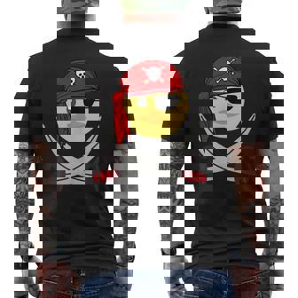 Pirate Duck Swords Cruise Find Hide Eye Patch Humor Novelty Tank Top Men's Back Print T-Shirt - Monsterry