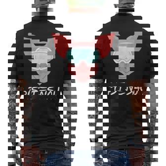 Pistensau Apres Ski Skiing Holiday T-Shirt mit Rückendruck - Geschenkecke